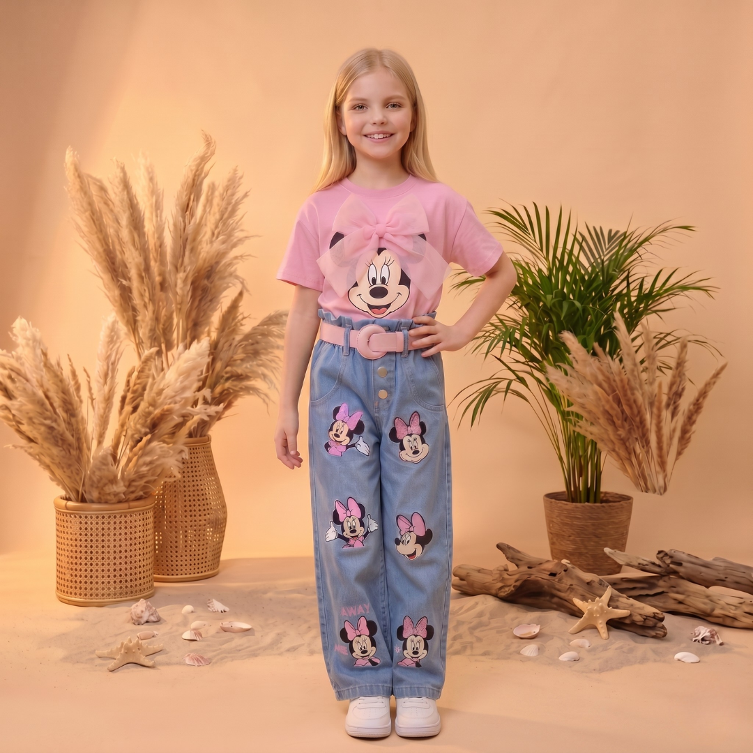 Ensemble 2 Pièces Minnie Bow — Fille 2-12 Ans