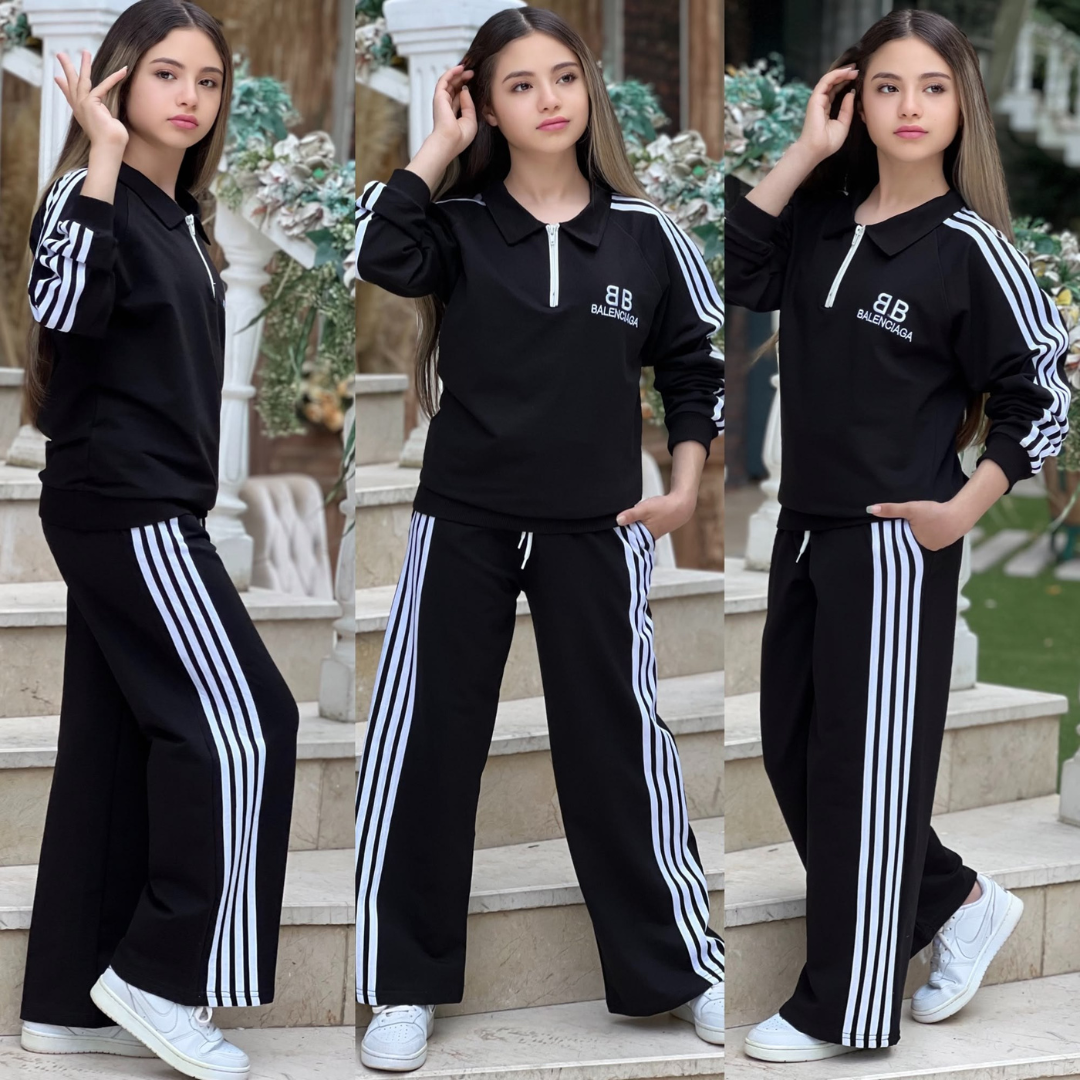 Ensemble 2 Pièces Campus Stripes Girl — Fille 8-16 Ans