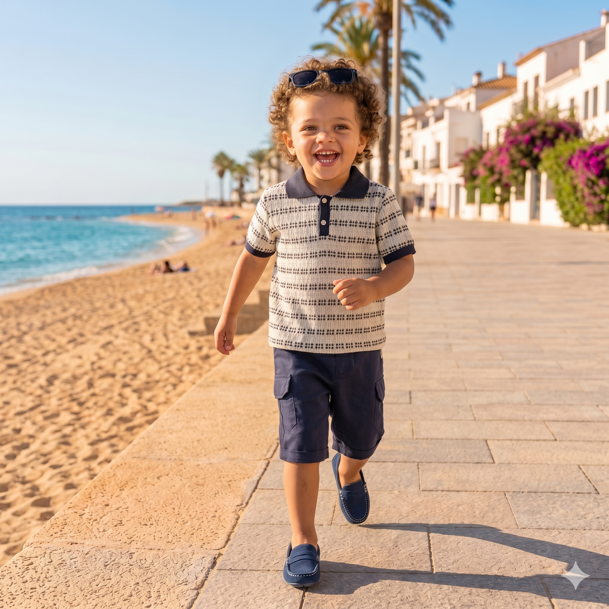 Ensemble 2 Pièces Coastal Polo Boy — Garçon 3-6 Ans