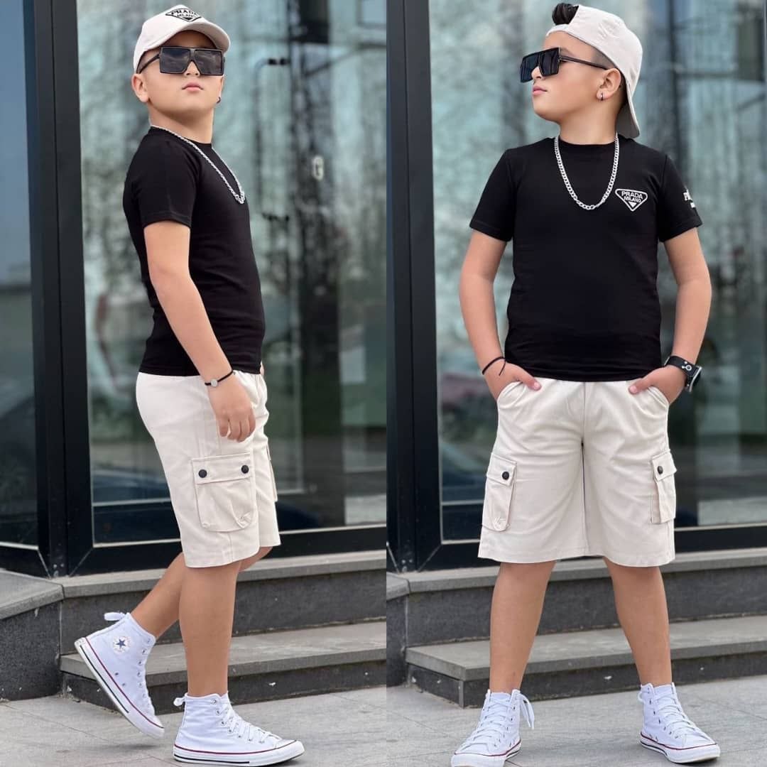 Ensemble 3 Pièces Prada Milano Set — Garçon 5-14 Ans