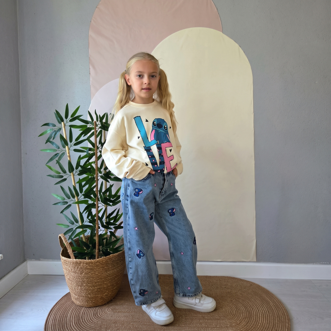 Ensemble 2 Pièces Blue Cutie Denim — Fille 2-8 Ans