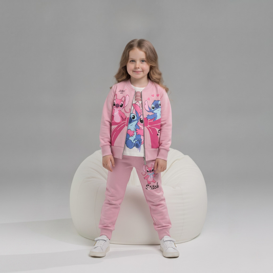 Ensemble 3 Pièces Sweet Bomber Girl — Fille 3-10 Ans