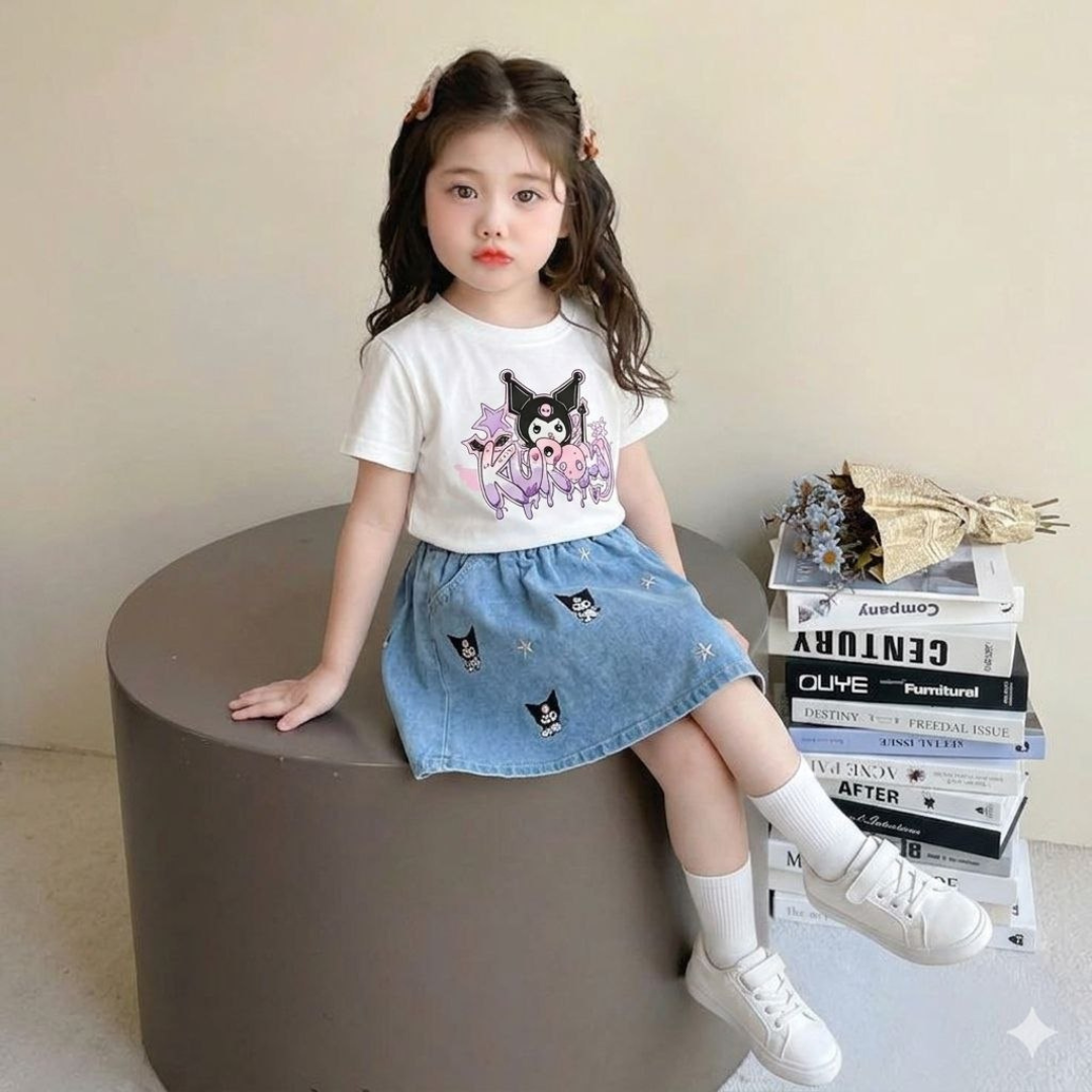 Ensemble 2 Pièces Kuromi Star Girl — Fille 3-10 Ans