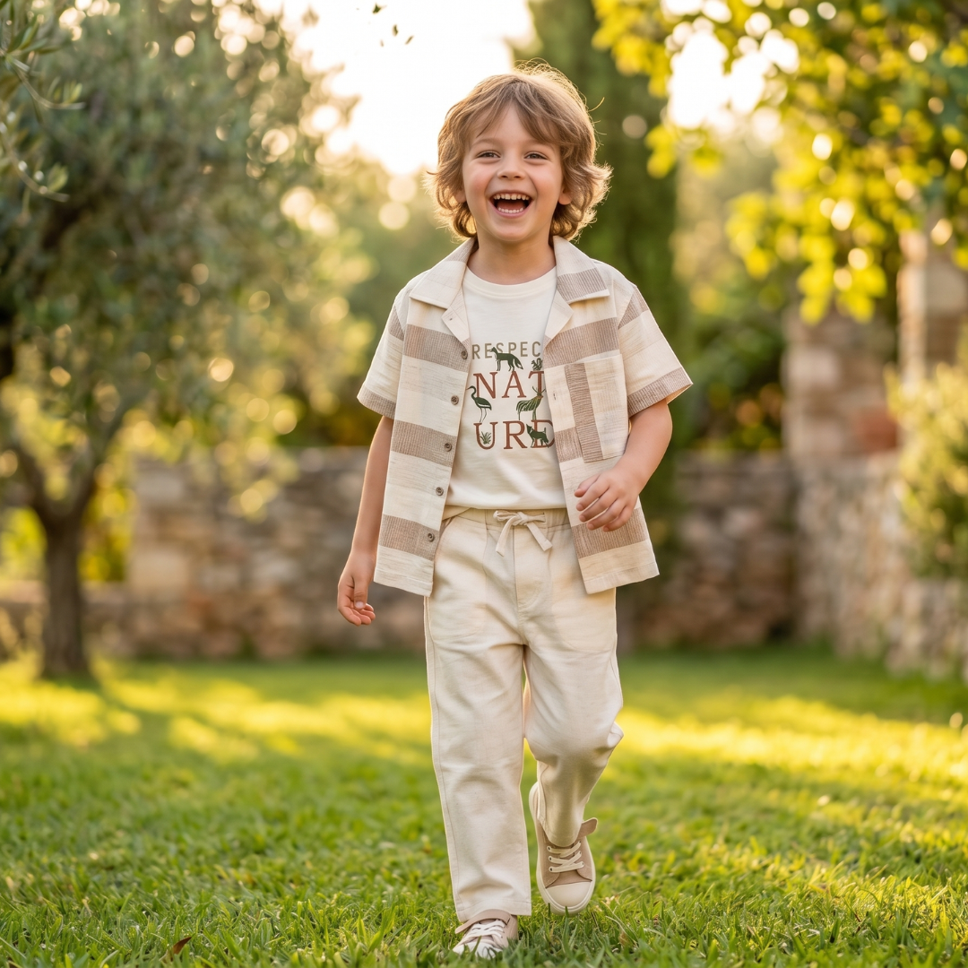 Ensemble 3 Pièces Pampas Nature Boy — Garçon 6-9 Ans