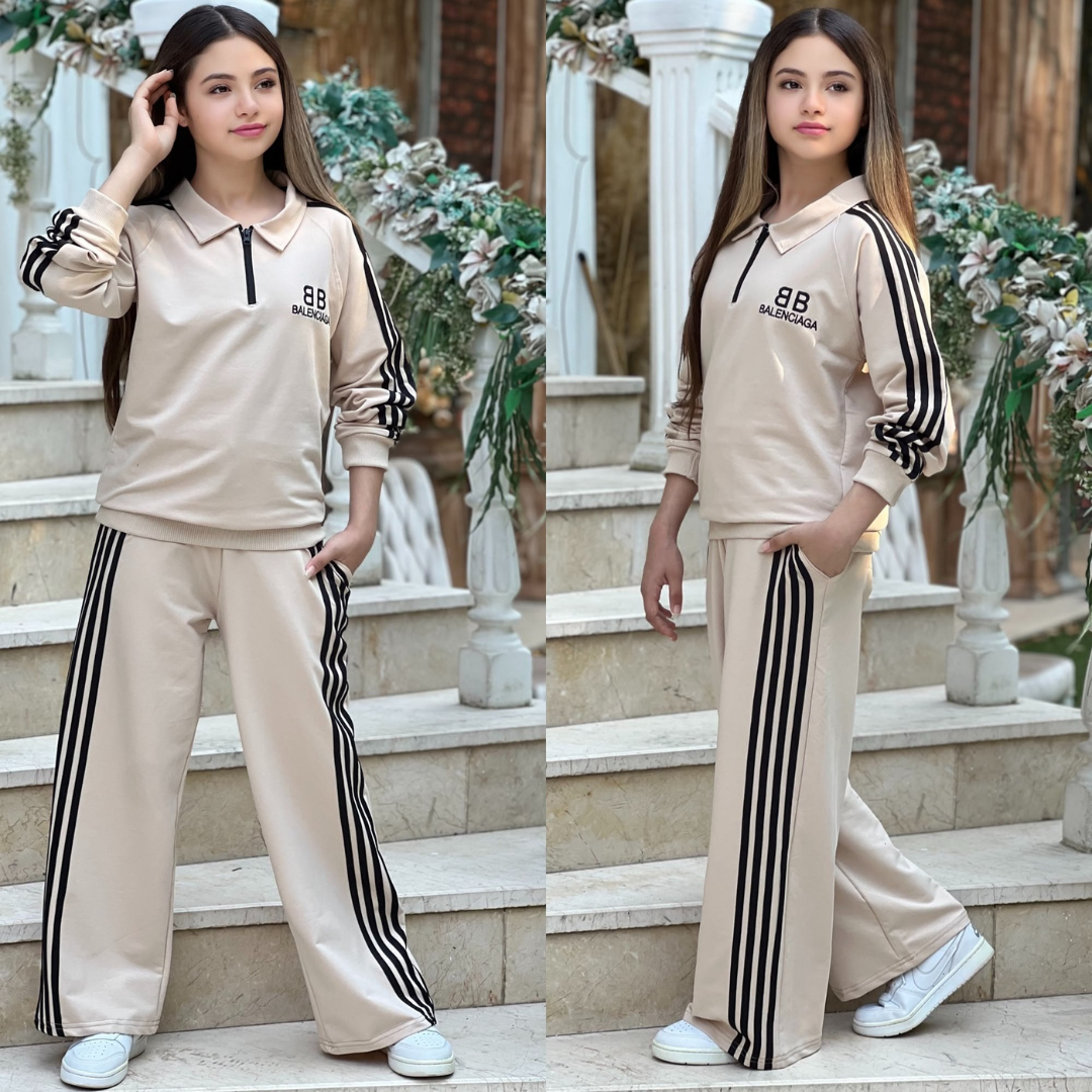 Ensemble 2 Pièces Campus Stripes Girl — Fille 8-16 Ans