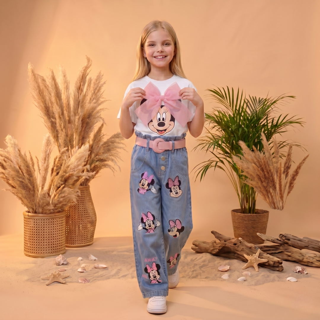 Ensemble 2 Pièces Minnie Bow — Fille 2-12 Ans
