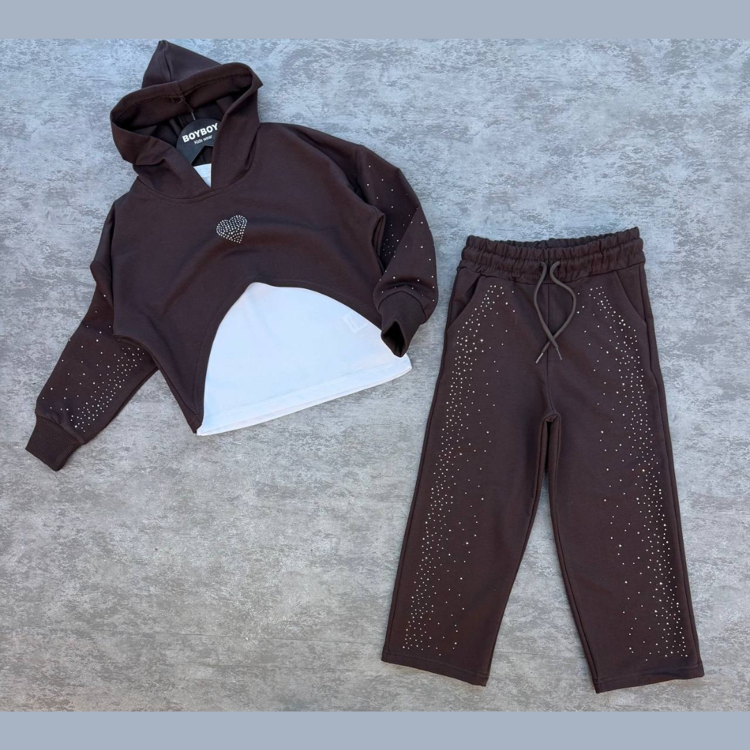 Ensemble 3 Pièces Shiny Wide Girl — Fille 3-10 Ans