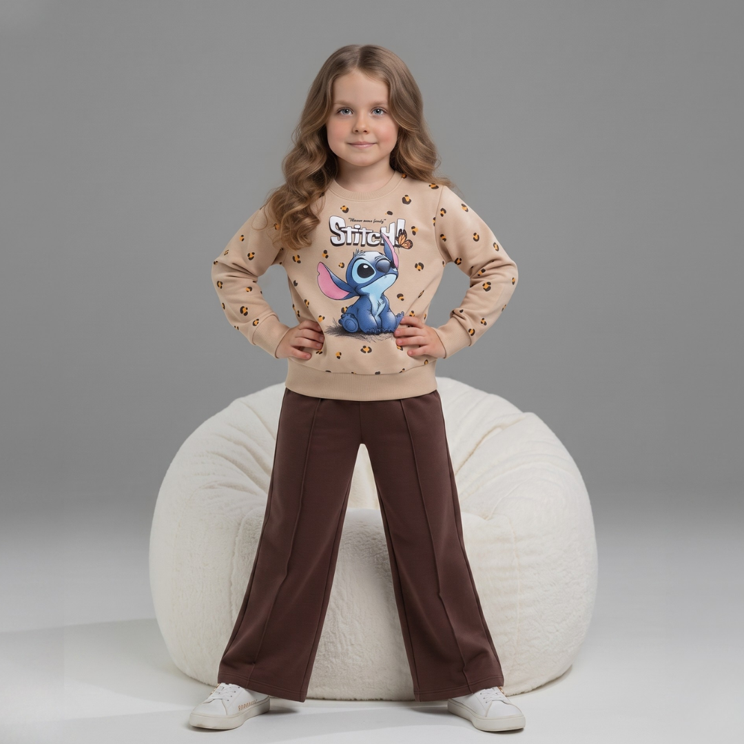 Ensemble 2 Pièces Leo Wide Girl — Fille 3-10 Ans