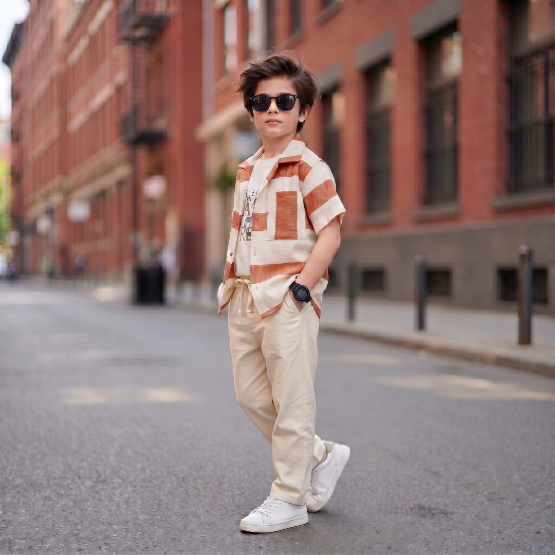 Ensemble 3 Pièces Pampas Nature Boy — Garçon 6-9 Ans