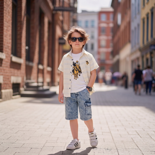 Ensemble 3 Pièces Polo Player Boy — Garçon 2-9 Ans