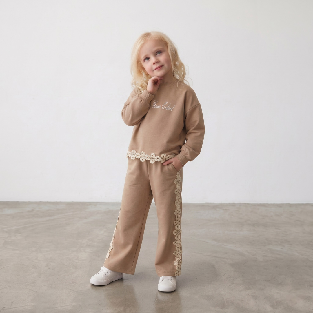 Ensemble 2 Pièces Daisy Crochet Girl — Fille 3-10 Ans