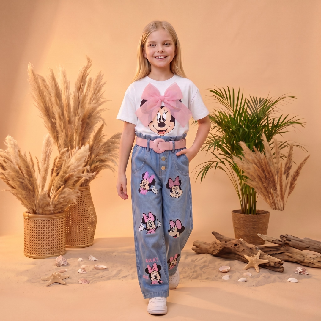 Ensemble 2 Pièces Minnie Bow — Fille 2-12 Ans