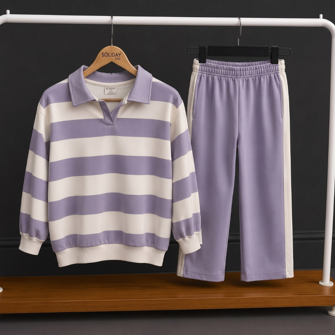 Ensemble 2 Pièces Polo Wide Girl — Fille 3-12 Ans