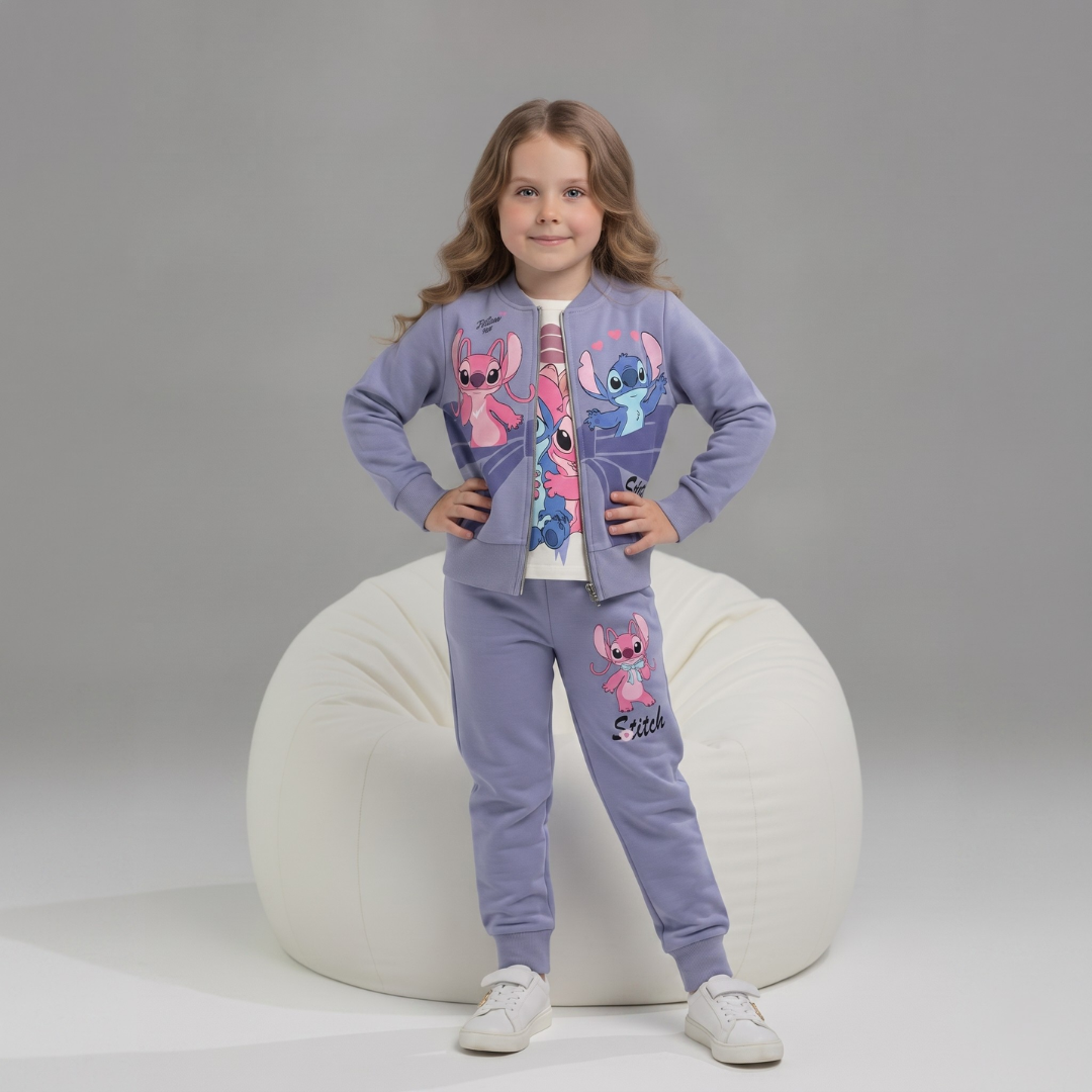 Ensemble 3 Pièces Sweet Bomber Girl — Fille 3-10 Ans