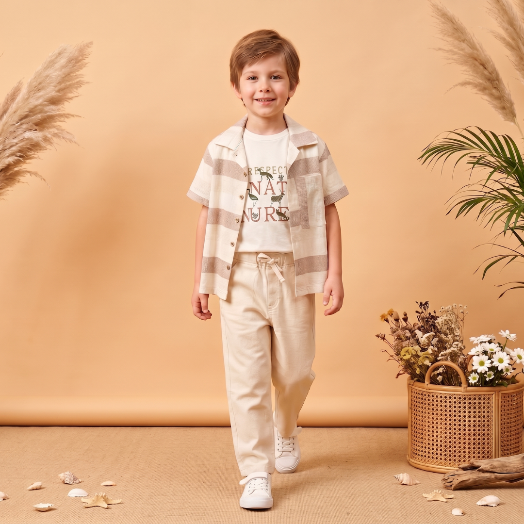 Ensemble 3 Pièces Pampas Nature Boy — Garçon 6-9 Ans