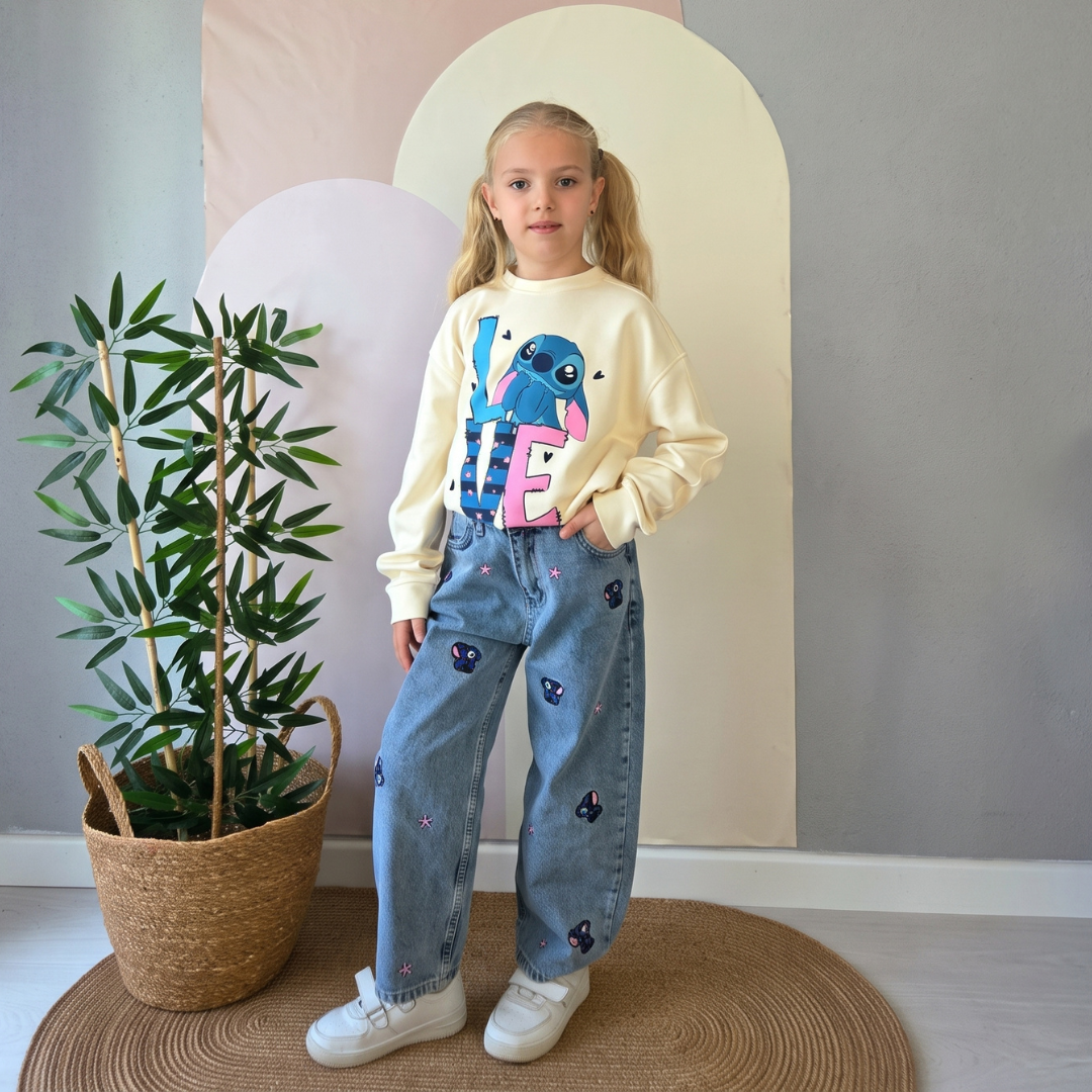 Ensemble 2 Pièces Blue Cutie Denim — Fille 2-8 Ans