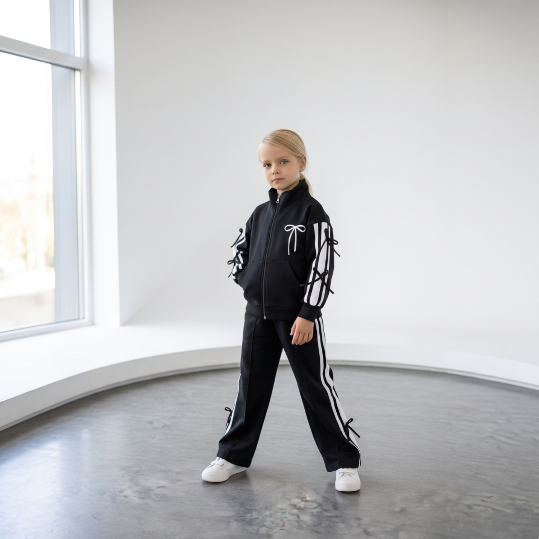 Ensemble 2 Pièces Ribbon Wide Girl — Fille 5-14 Ans