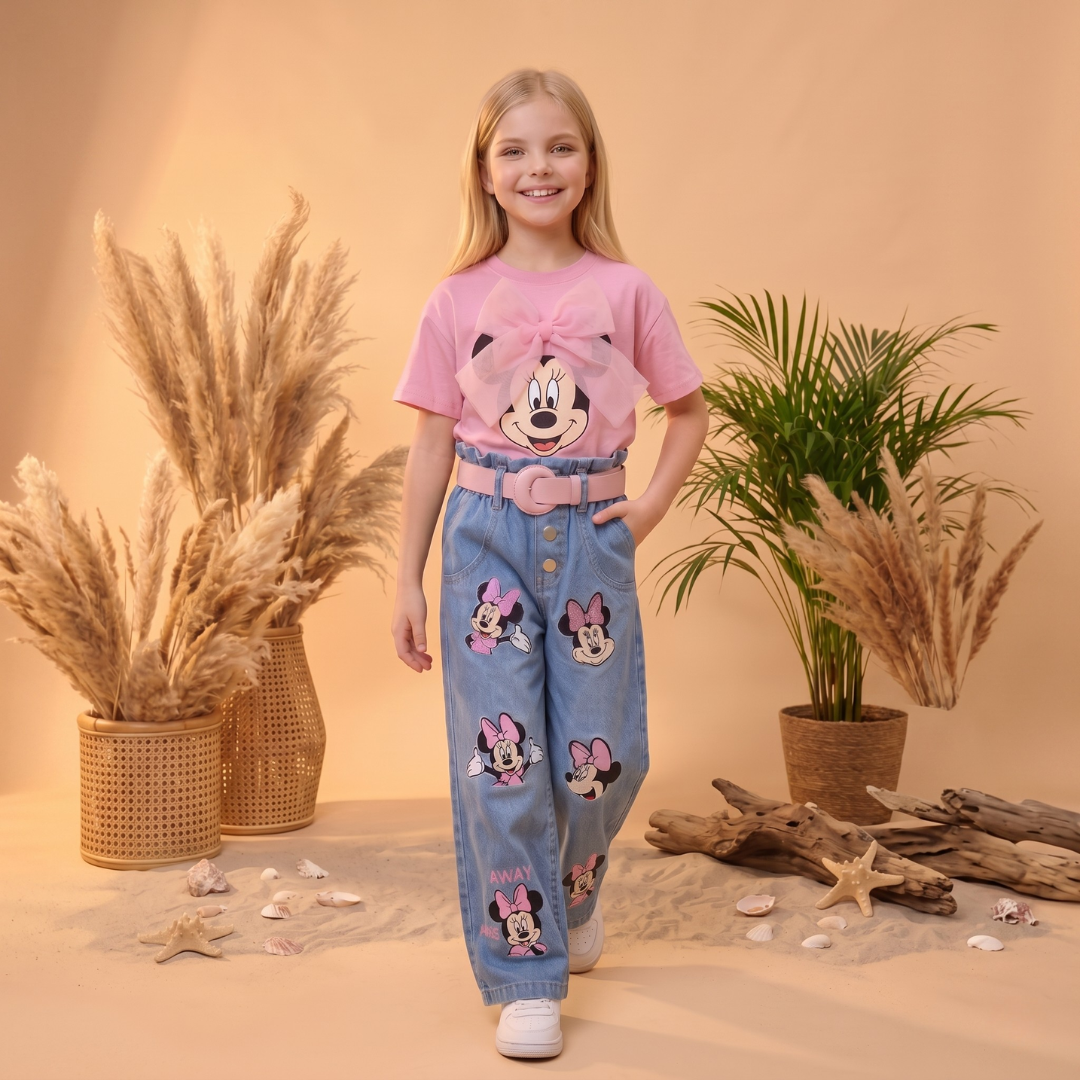 Ensemble 2 Pièces Minnie Bow — Fille 2-12 Ans