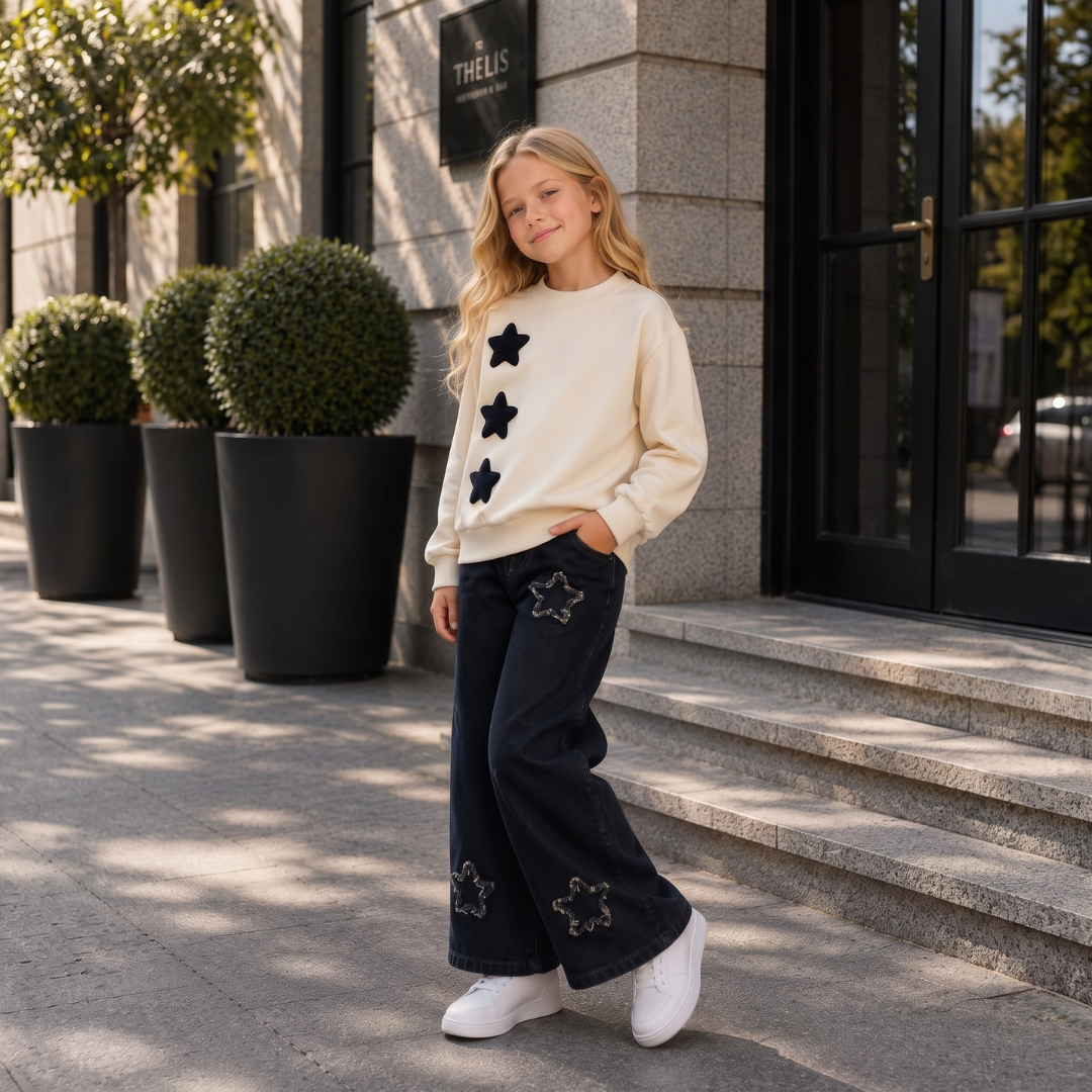 Ensemble 2 Pièces Star Wide Girl — Fille 3-10 Ans