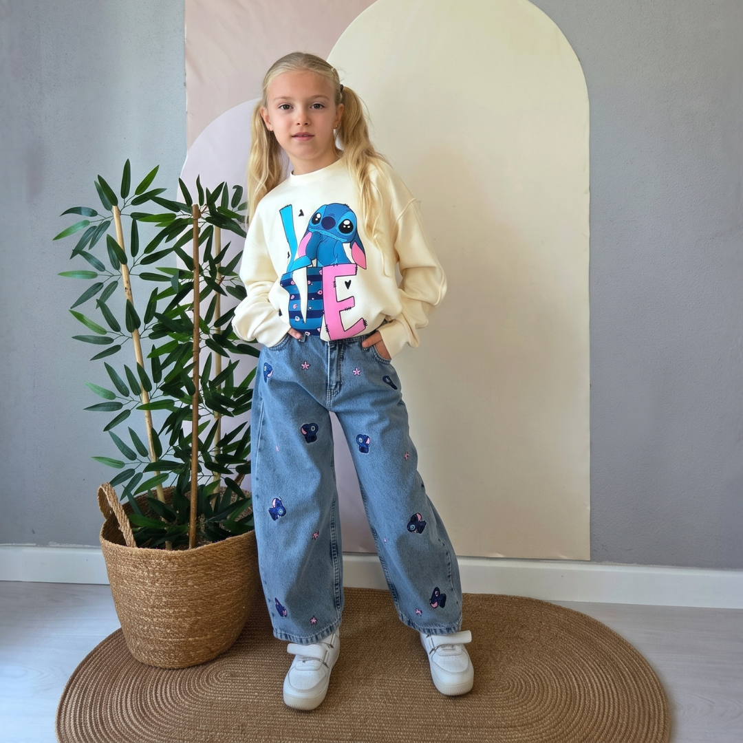 Ensemble 2 Pièces Blue Cutie Denim — Fille 2-8 Ans