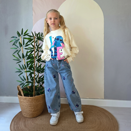 Ensemble 2 Pièces Blue Cutie Denim — Fille 2-8 Ans
