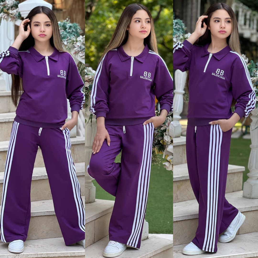 Ensemble 2 Pièces Campus Stripes Girl — Fille 8-16 Ans