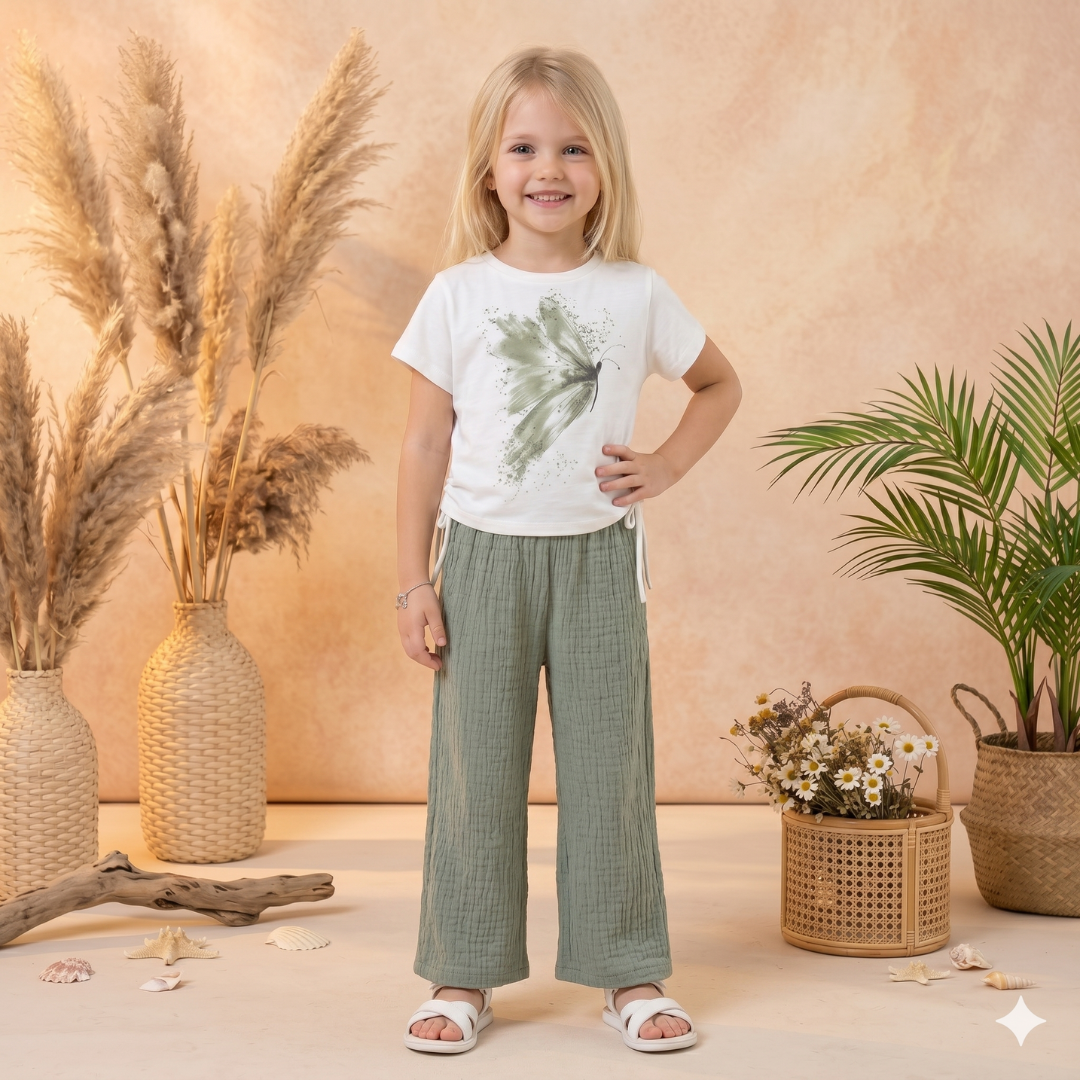 Ensemble 2 Pièces Butterfly — Fille 6-9 Ans