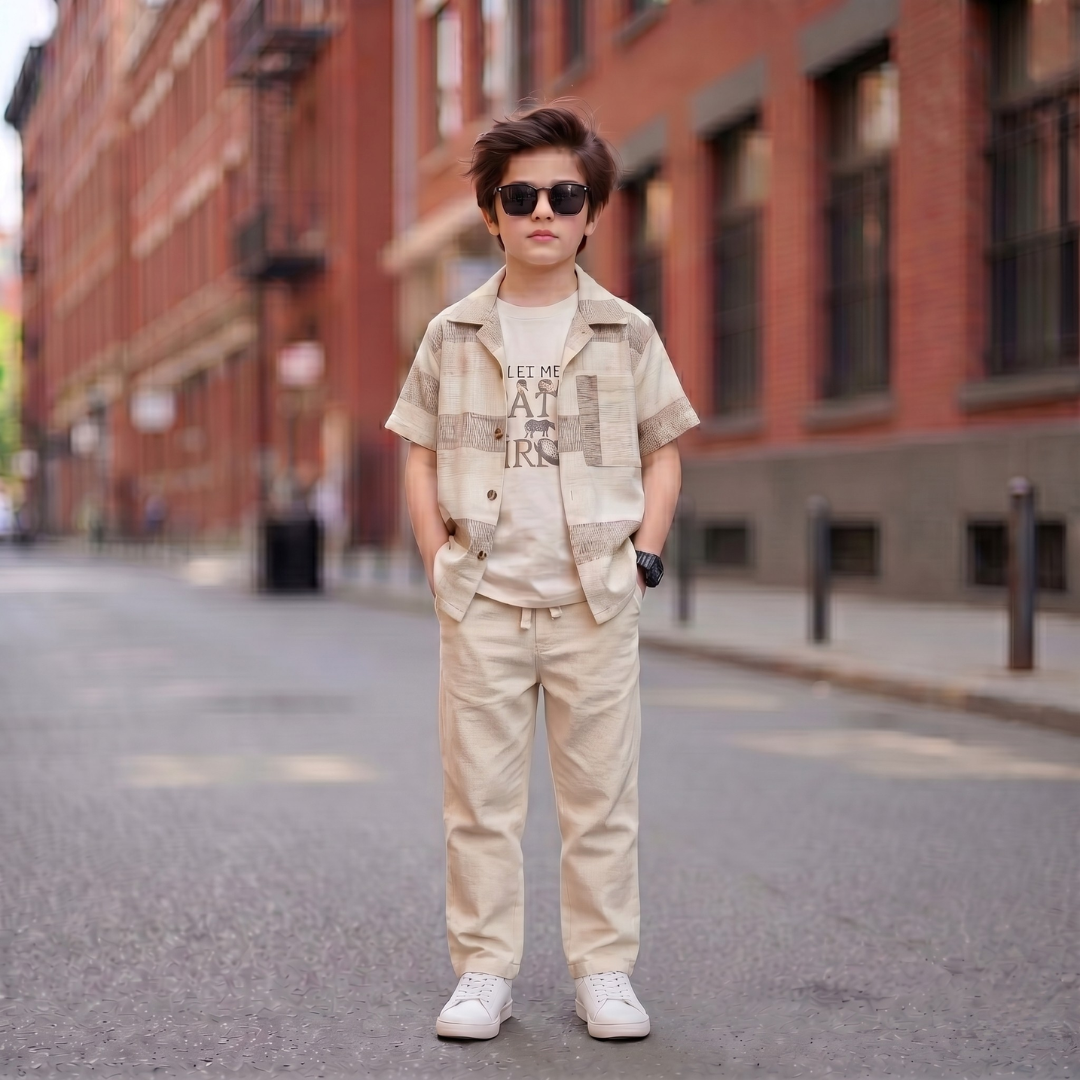 Ensemble 3 Pièces Pampas Nature Boy — Garçon 6-9 Ans