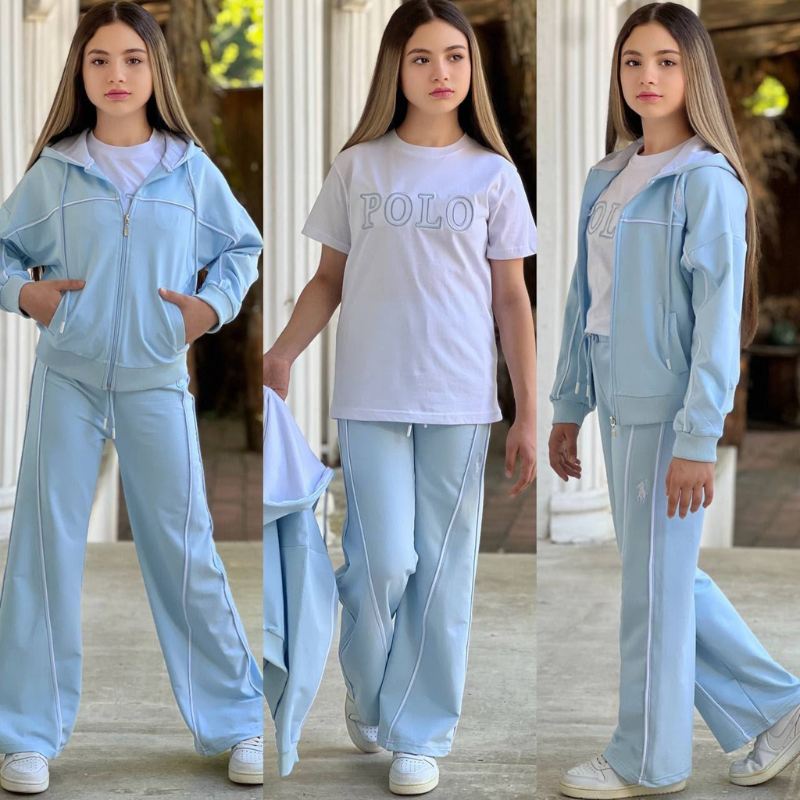 Ensemble 3 Pièces Cozy Track Girl — Fille 6-16 Ans