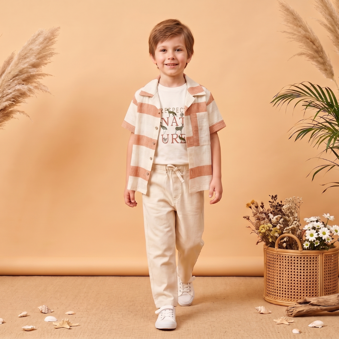Ensemble 3 Pièces Pampas Nature Boy — Garçon 6-9 Ans