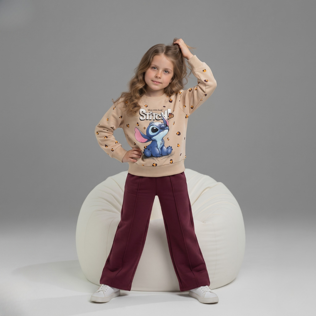 Ensemble 2 Pièces Leo Wide Girl — Fille 3-10 Ans