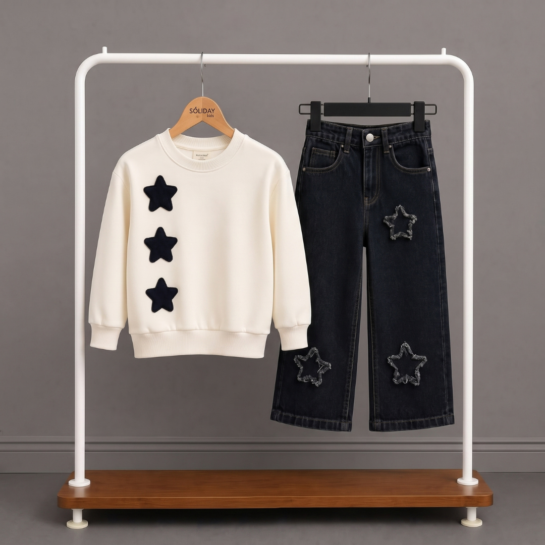 Ensemble 2 Pièces Star Wide Girl — Fille 3-10 Ans