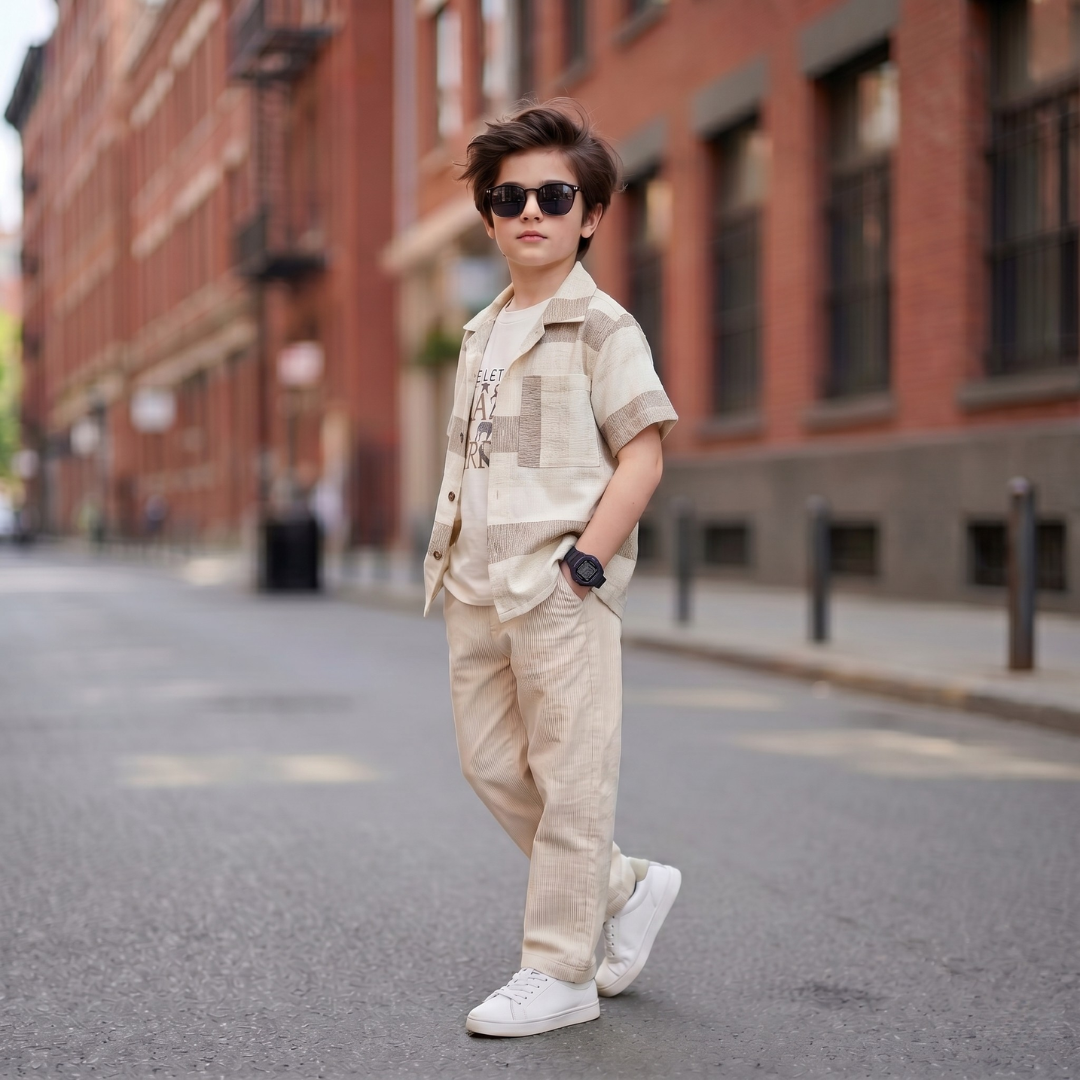 Ensemble 3 Pièces Pampas Nature Boy — Garçon 6-9 Ans