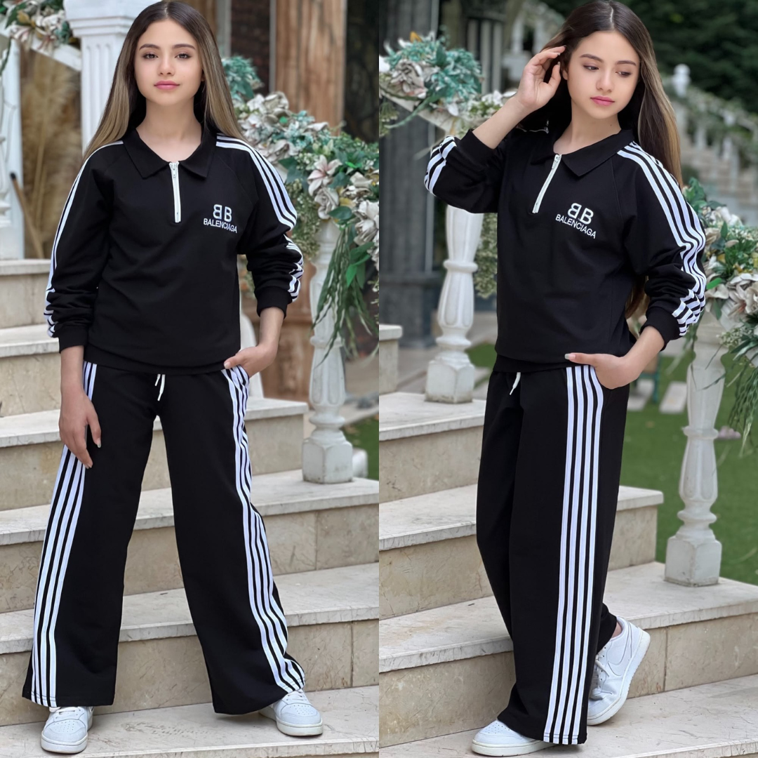 Ensemble 2 Pièces Campus Stripes Girl — Fille 8-16 Ans