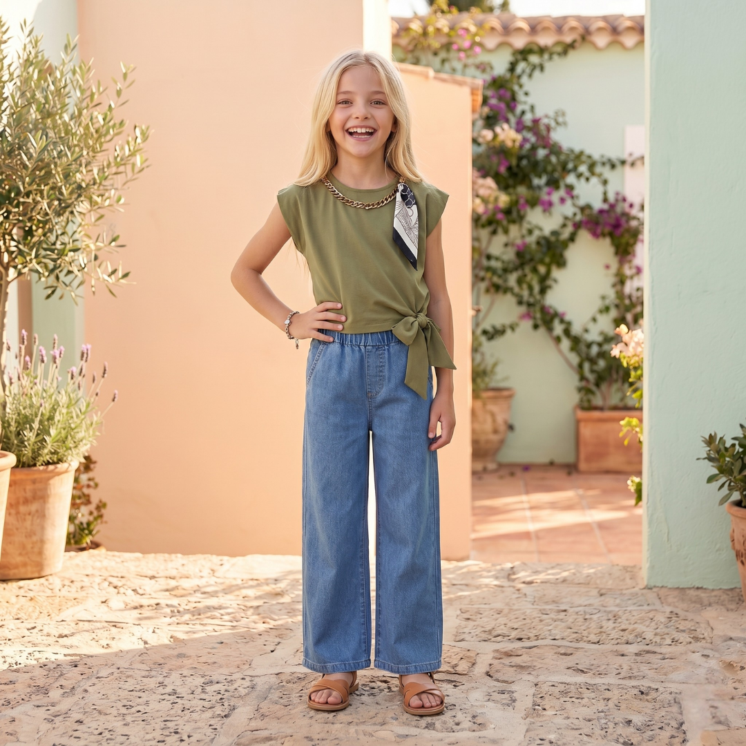 Ensemble 2 Pièces Glam Chain Girl — Fille 7-10 Ans