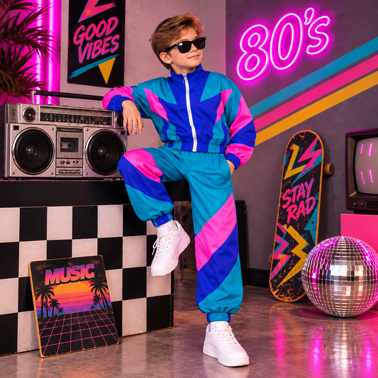 Ensemble 2 Pièces Néon 80 — Mixte 4-12 Ans