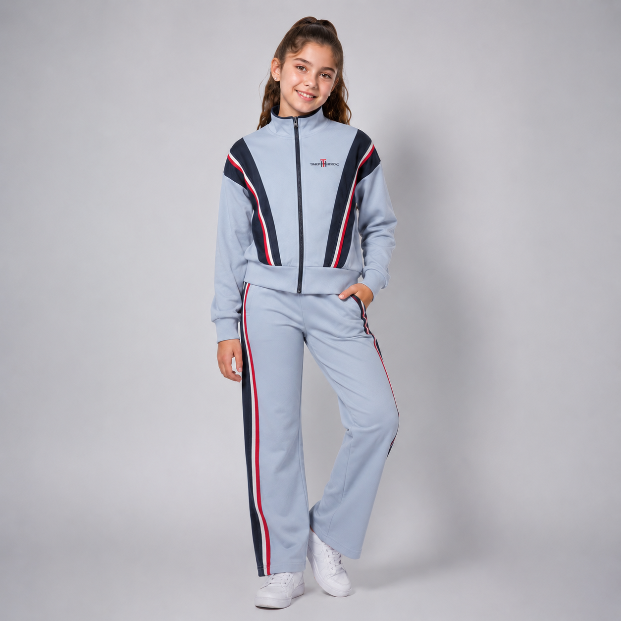 Ensemble 3 Pièces Athletic Stripe — Fille 6-14 Ans