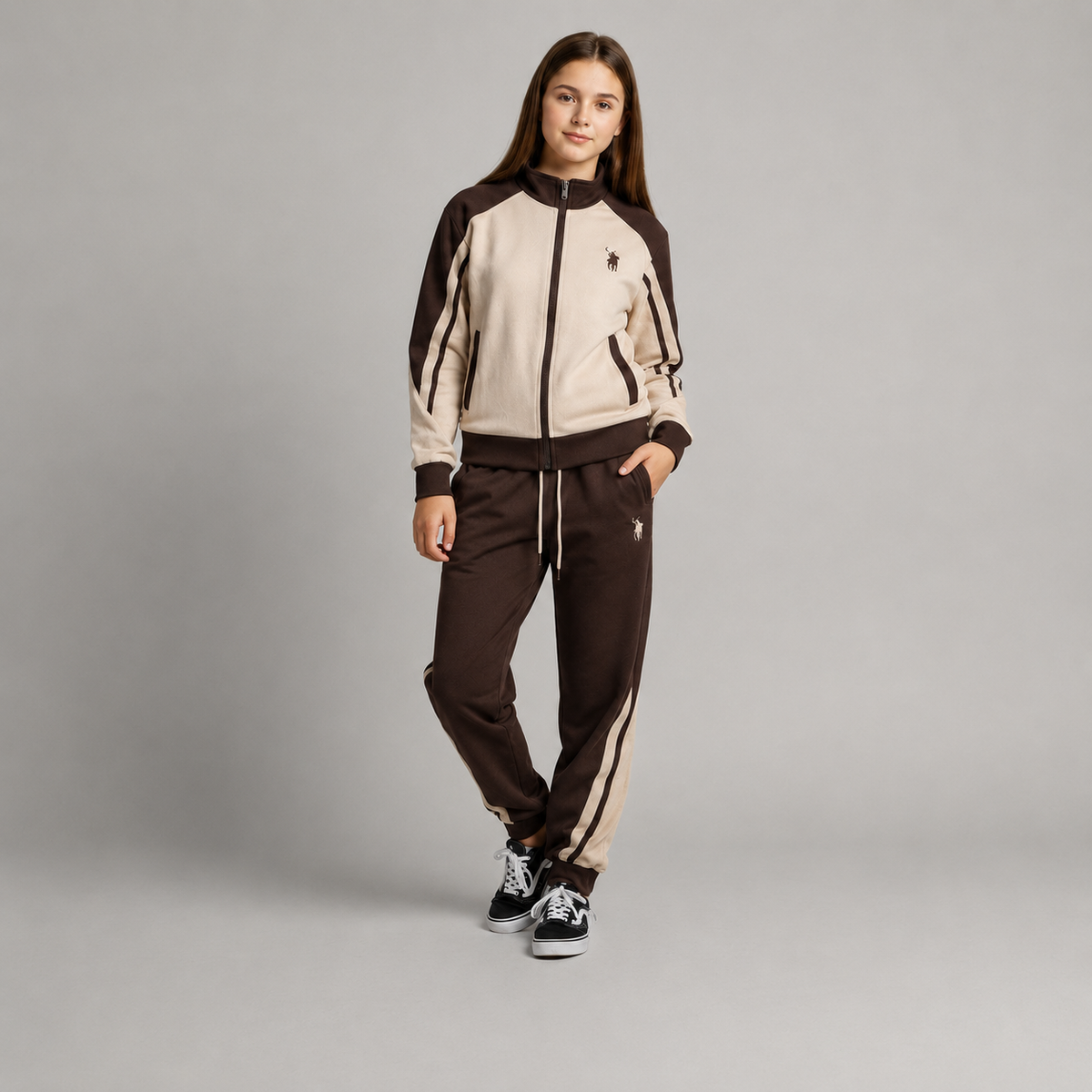 Ensemble 2 Pièces Varsity Zip Girl — Fille 6-14 Ans