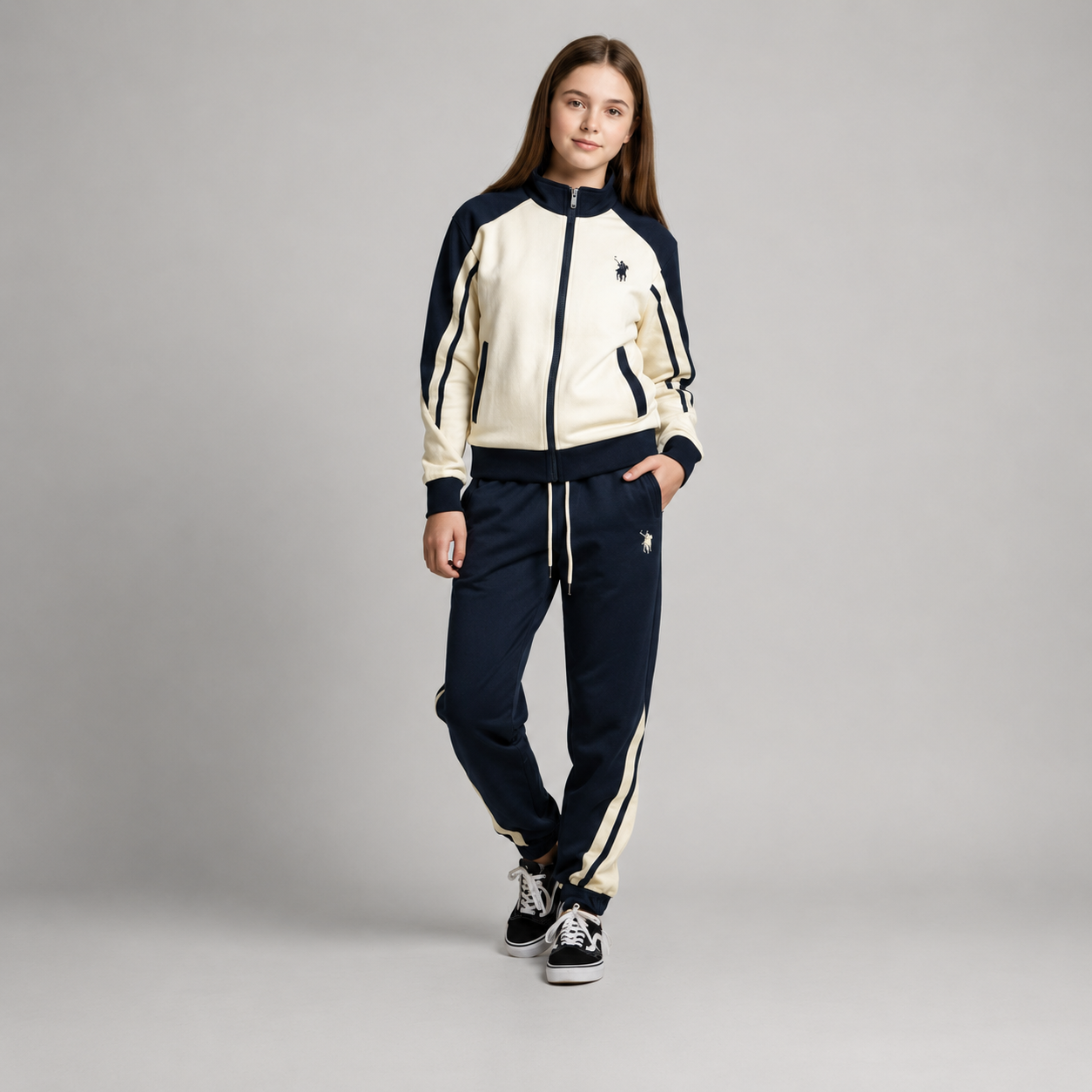 Ensemble 2 Pièces Varsity Zip Girl — Fille 6-14 Ans