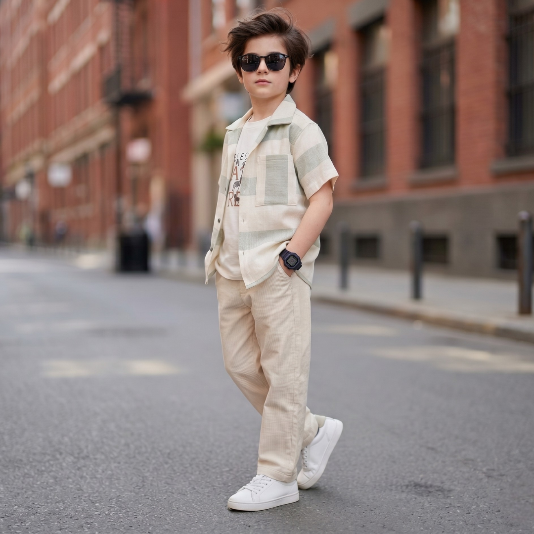 Ensemble 3 Pièces Pampas Nature Boy — Garçon 6-9 Ans