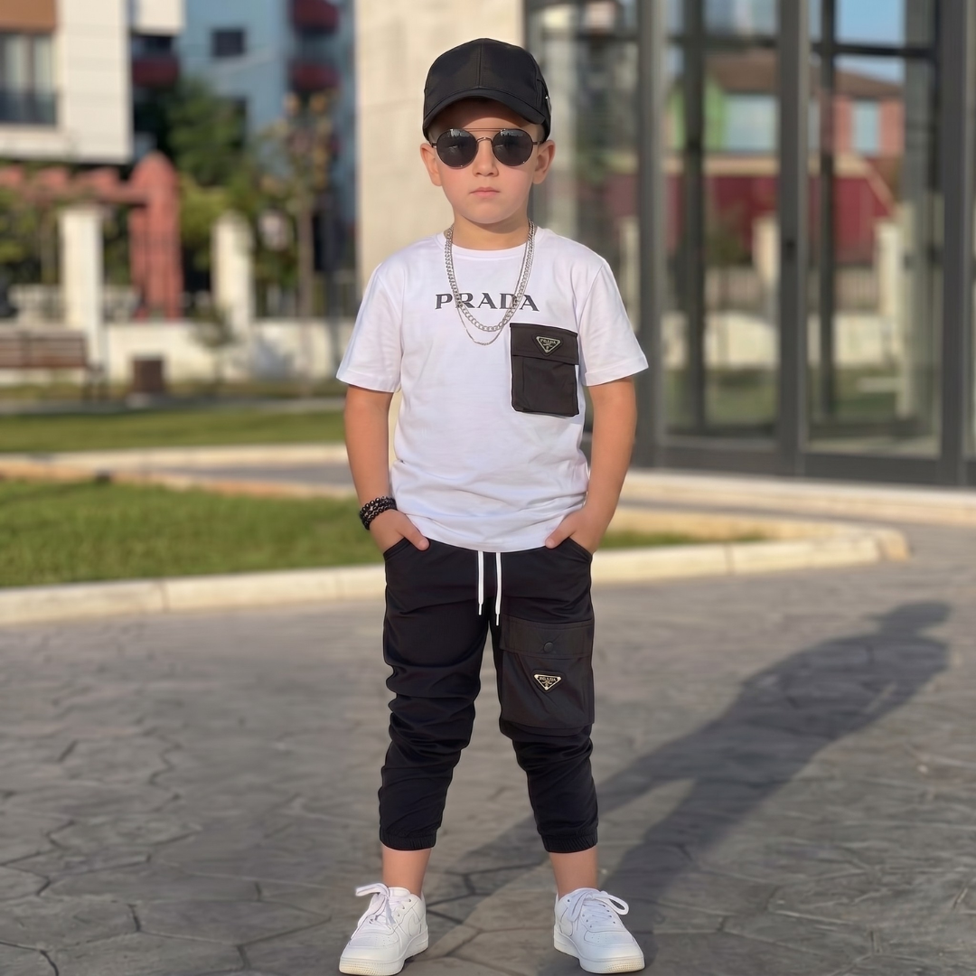 Ensemble 2 Pièces Monaco Cargo Boy — Garçon 5-6 à 13-14 Ans