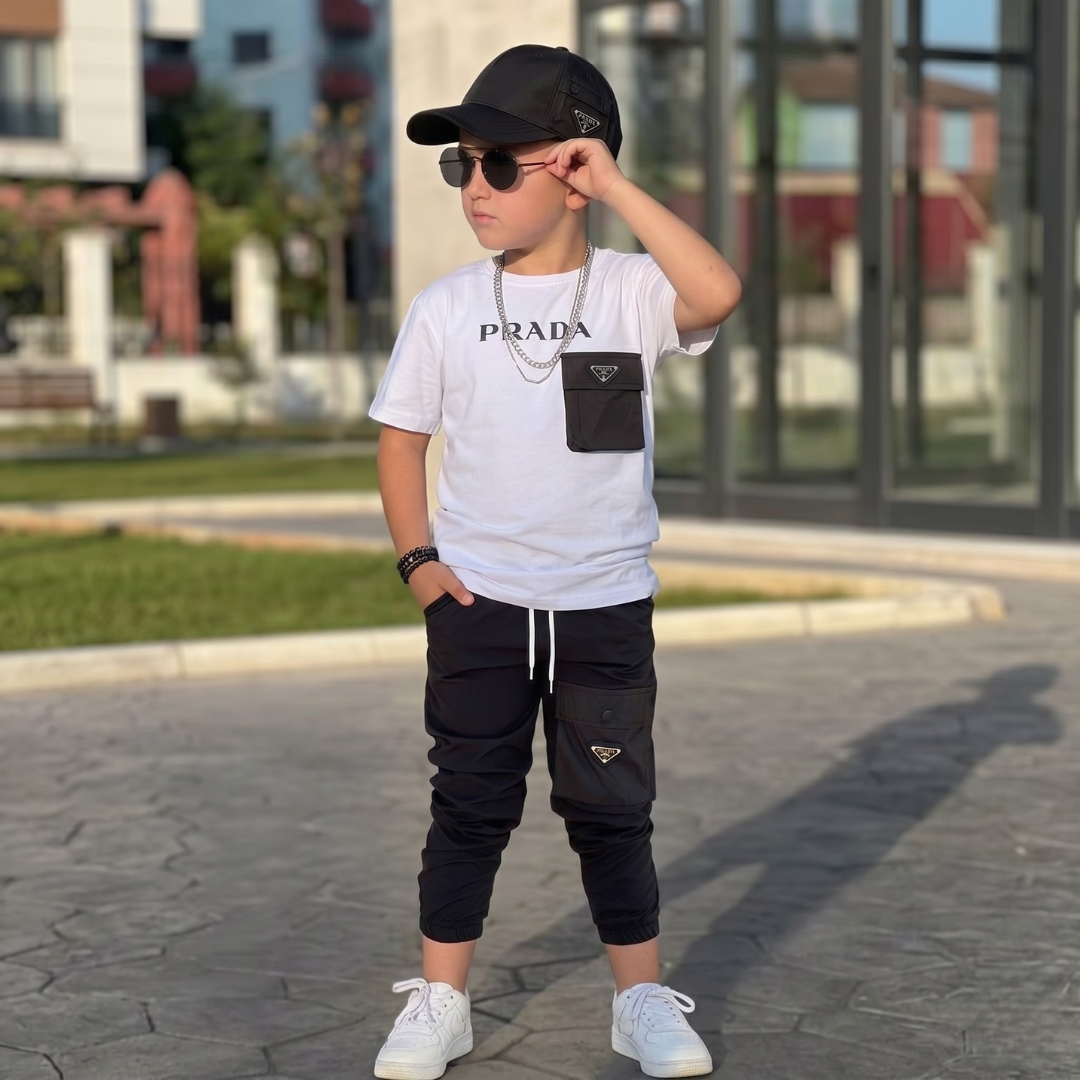 Ensemble 2 Pièces Monaco Cargo Boy — Garçon 5-6 à 13-14 Ans