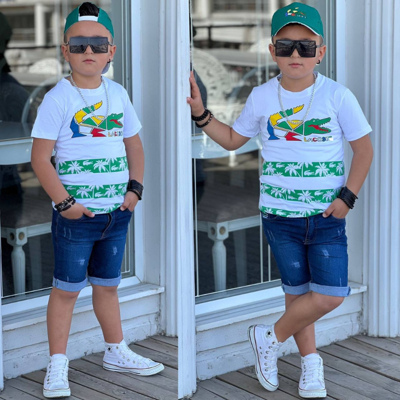 Ensemble 3 Pièces Croco Summer Boy — Garçon 4-10 Ans