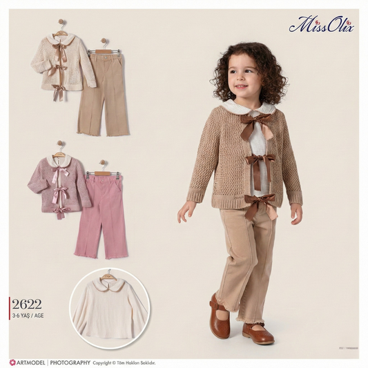 Ensemble Cœurs Tricotés