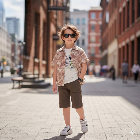 Ensemble 3 Pièces Urban Summer Boy — Garçon 6-9 Ans