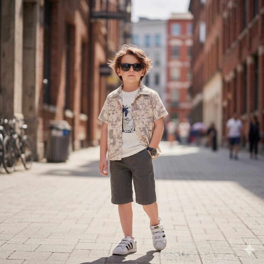 Ensemble 3 Pièces Urban Summer Boy — Garçon 6-9 Ans
