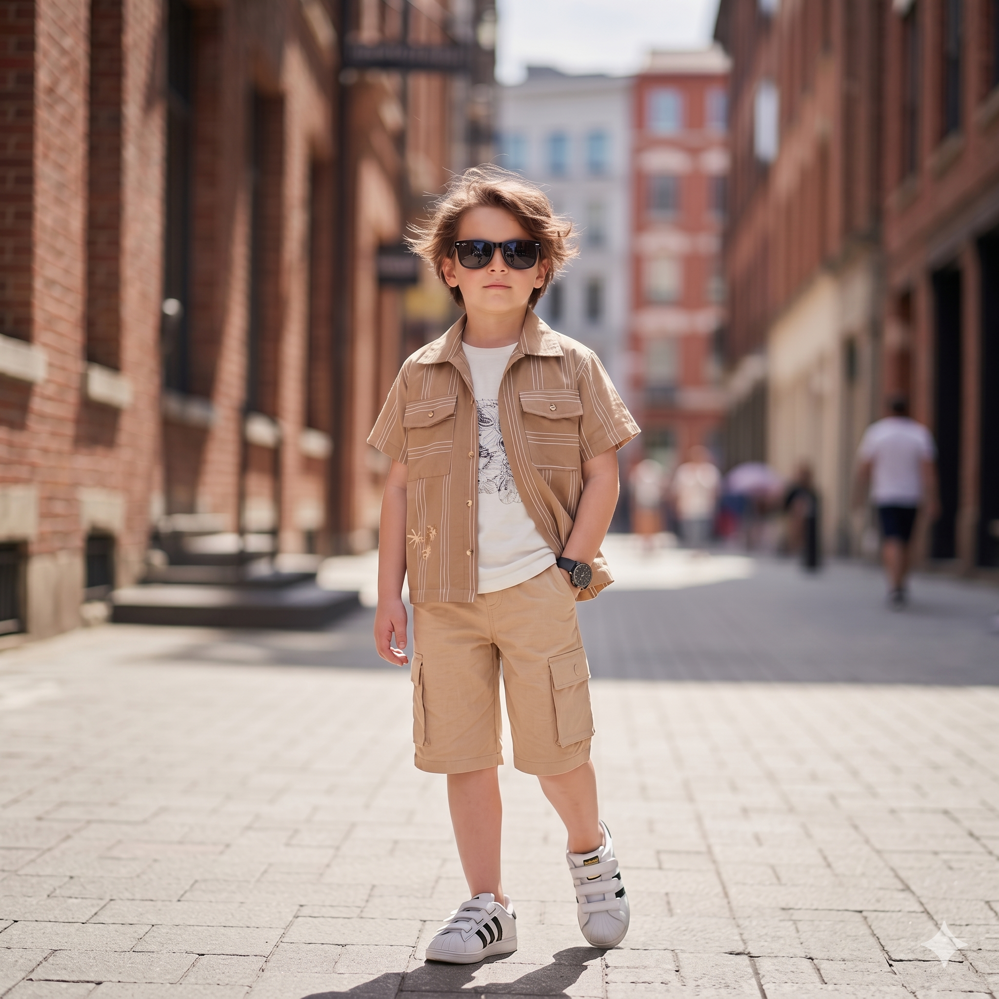 Ensemble 3 Pièces Safari Cargo Boy — Garçon 6-9 Ans