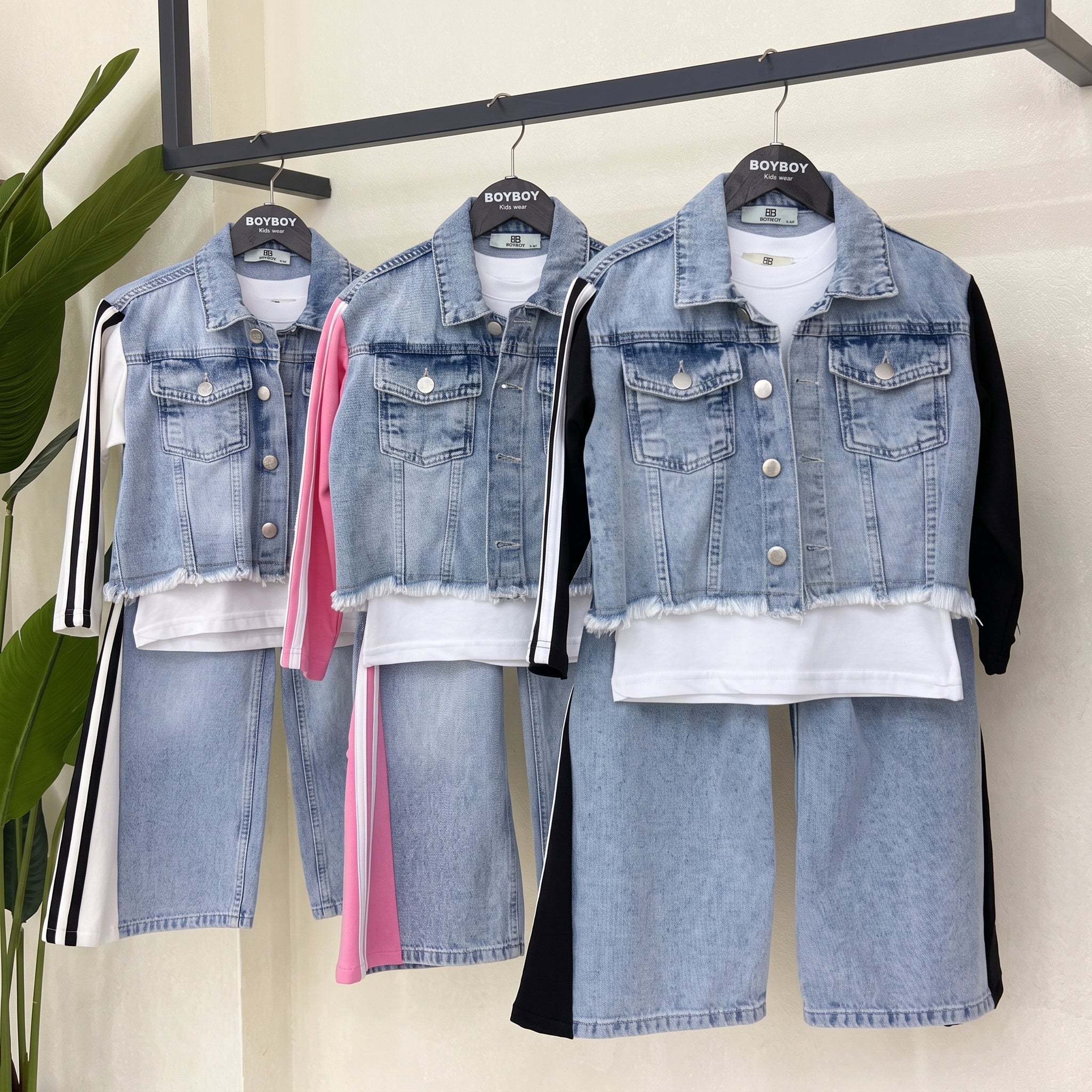 Ensemble 3 Pièces Denim Street Trio — Fille 4-12 Ans