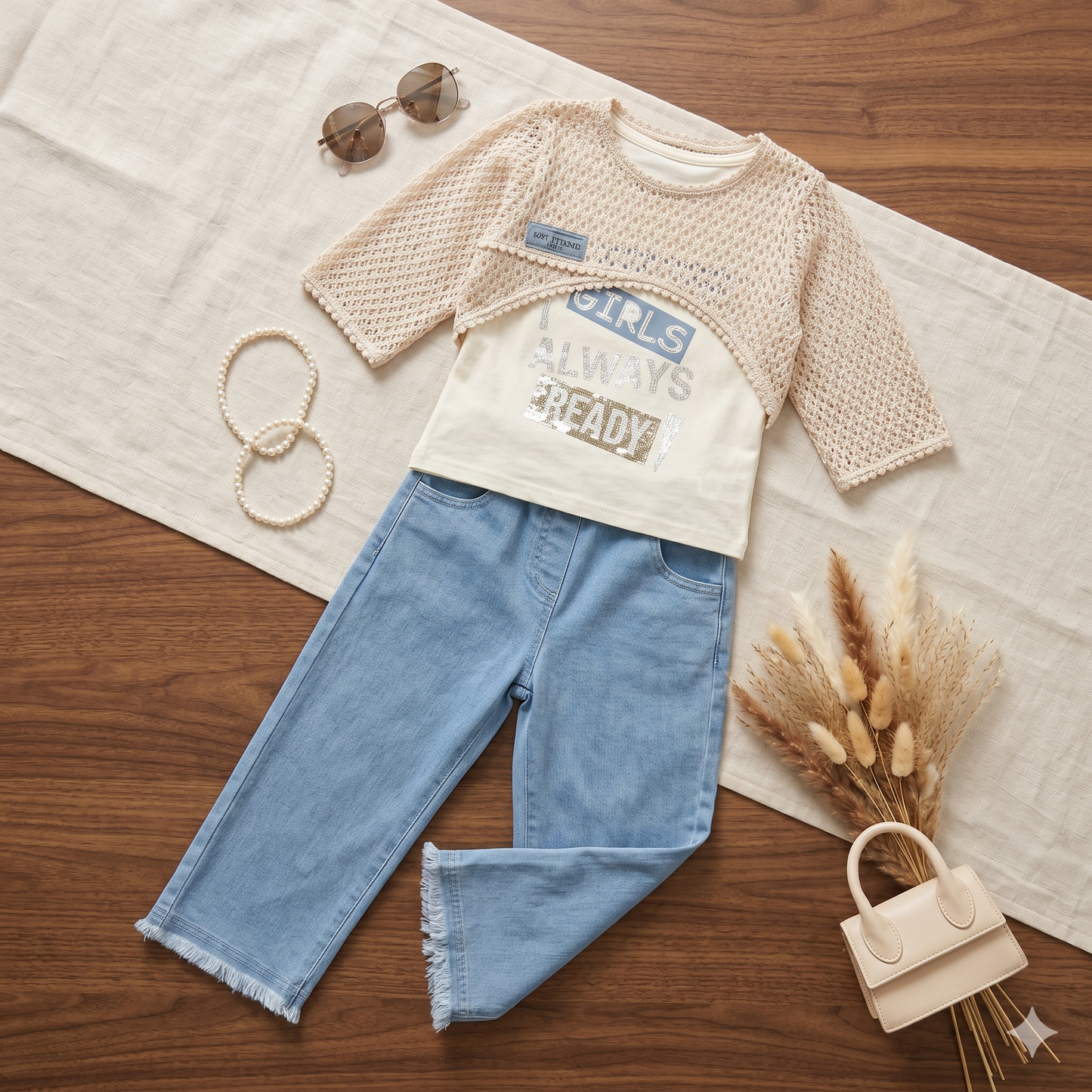 Ensemble 3 Pièces Girls Always Ready — Fille 2-5 Ans