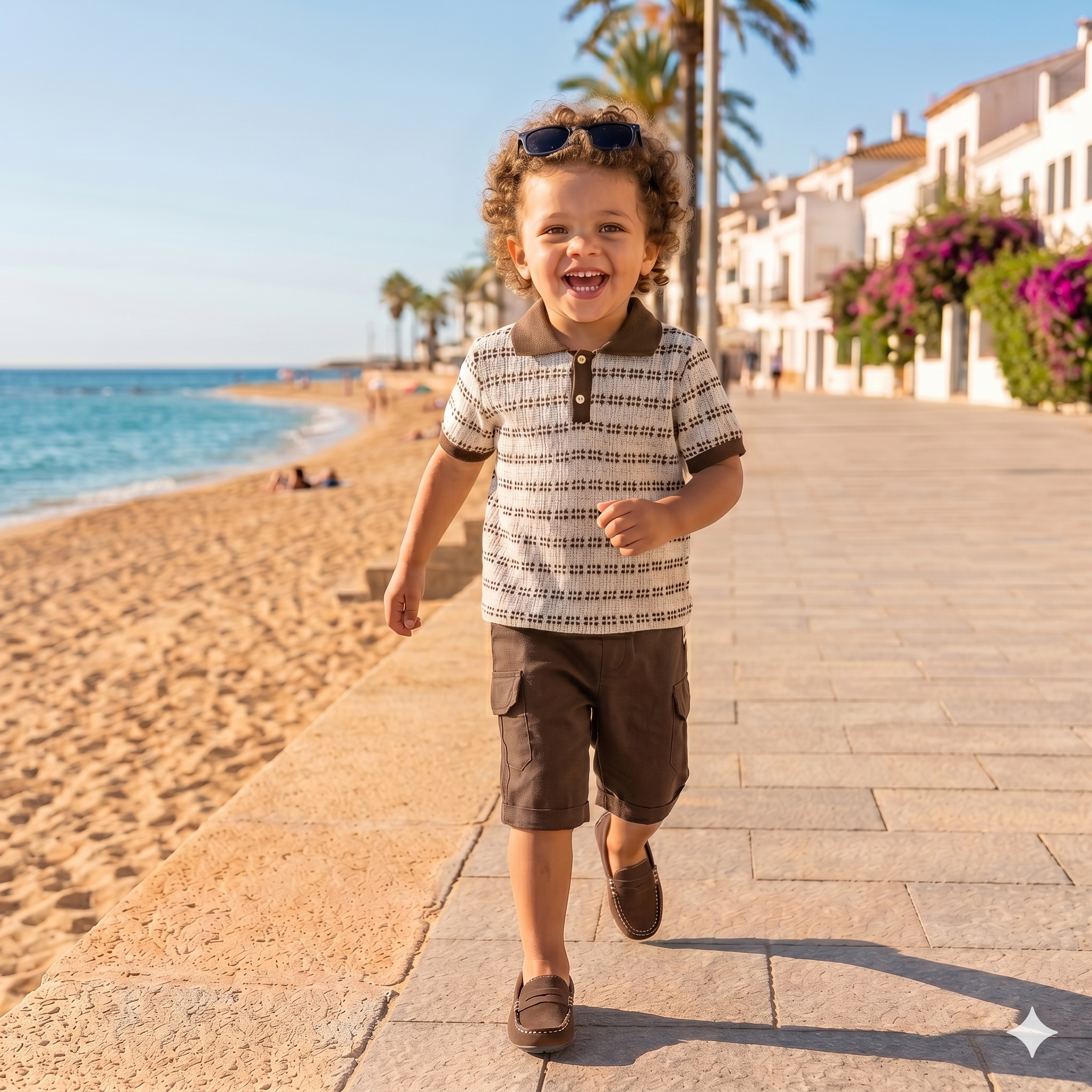 Ensemble 2 Pièces Coastal Polo Boy — Garçon 3-6 Ans